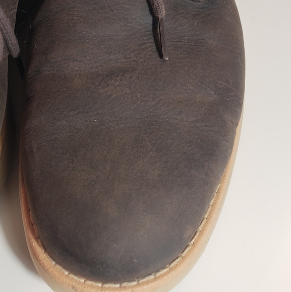 Mens UGG Union Chukka Boots Stout Dark Brown Size 12 - Picture 2 of 9